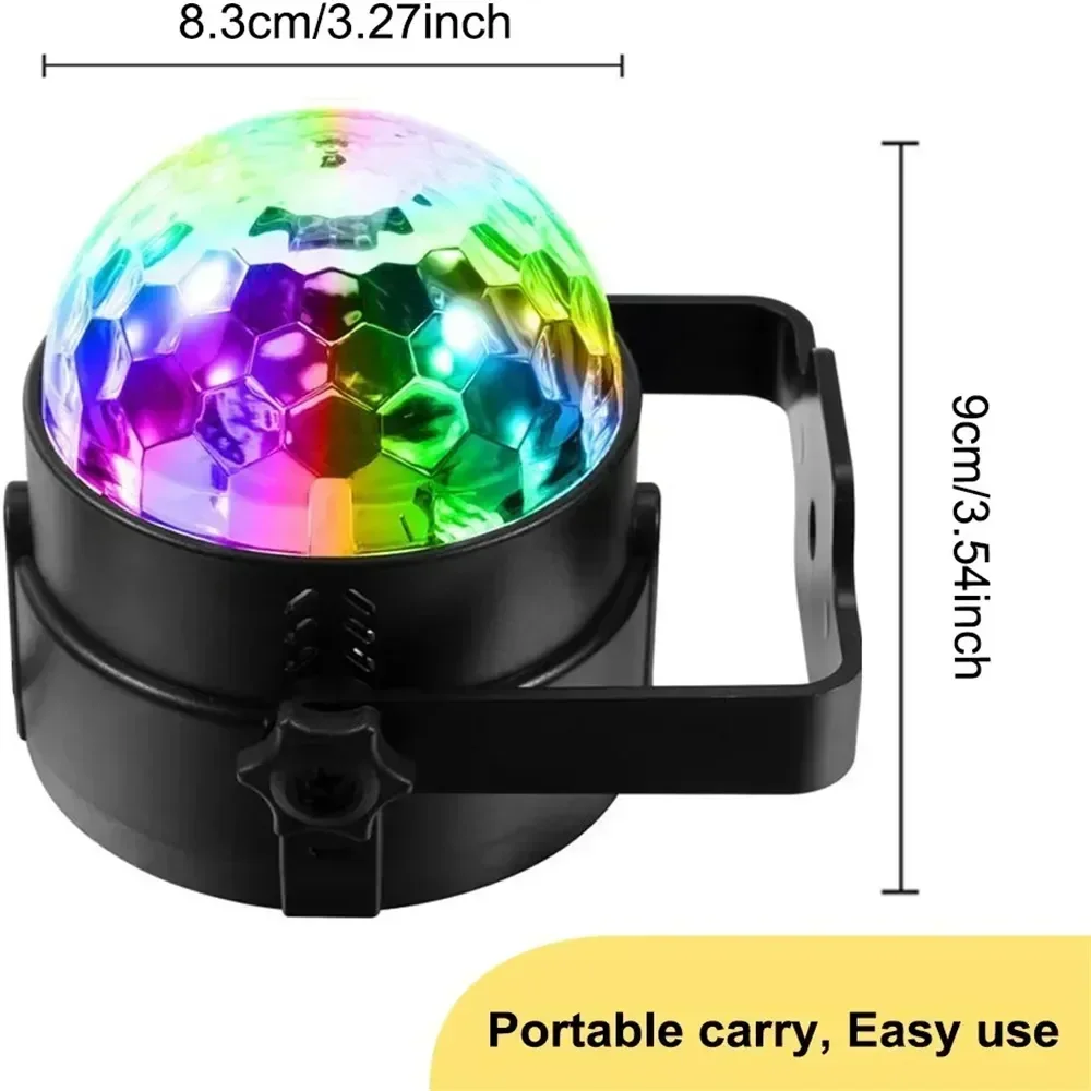 RGB LED Stage Disco Light Rota - Audio Music Dj 评论和价格
