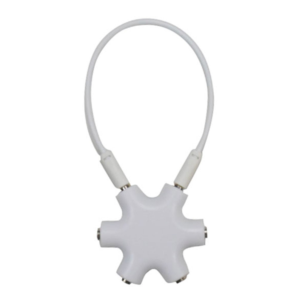 6 Port 3.5mm Snow Shape Earpho - Audio Music Dj 评论和价格